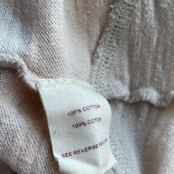 Free People 100% Cotton Long and Lean Studded Striped Cardigan - Picture 7 of 8